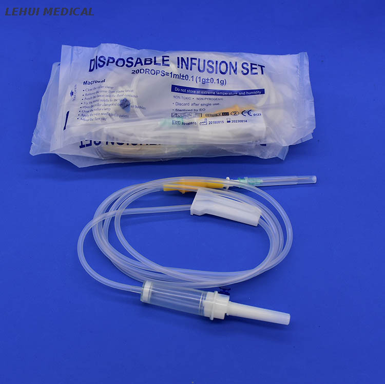 Medical Disposable Iv Infusion Drip Giving Set With Pvc Tubing Buy